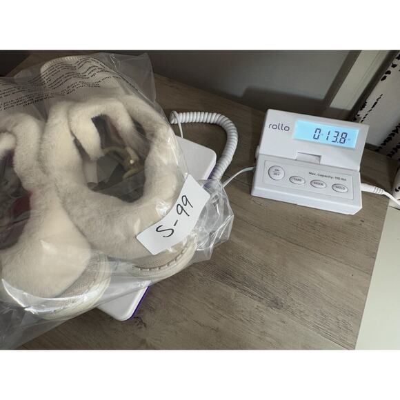 Hey Dude Women's Britt Shoes 9 Herringbone Cream Faux Fur Trim Comfort Cozy - Picture 13 of 13